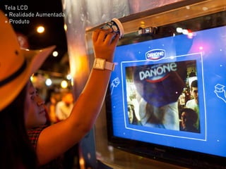 Espaço externo personalizado,
com muito destaque para os
produtos e temática junina.
 