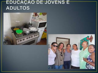 Momento de comunhão - almoço com a turma.