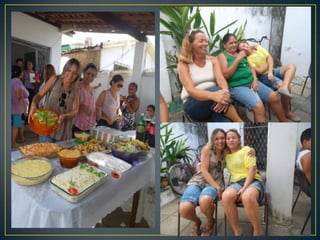 Momento de comunhão - almoço com a turma.