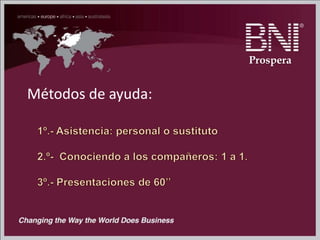 Métodos de ayuda:
Prospera
 