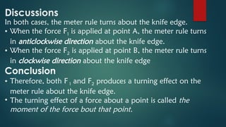 Force Discussion Moment of a force.pptxhhhhhhhhhhbbbvbbbb | PPTX
