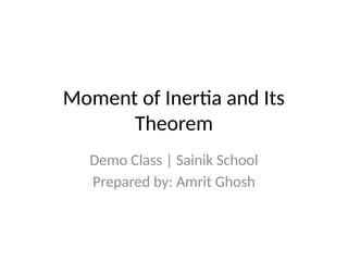 Moment_of_Inertia_and_Its_Theorem_pptx01 | PPTX