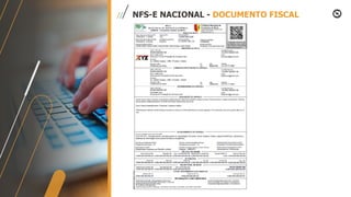NFS-E NACIONAL - DOCUMENTO FISCAL
 