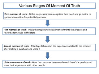 Moment of truth in a retail store | PPTX