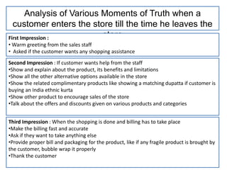 Moment of truth in a retail store | PPTX