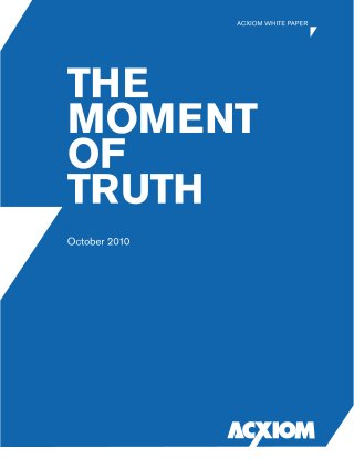The Moment of Truth white paper [Preview]