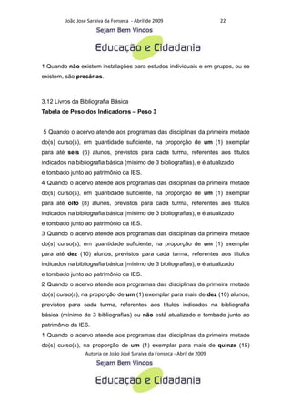 Criterios para a analise de polos de educacao a distancia