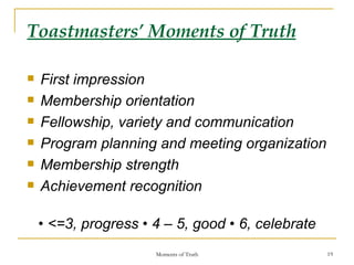 Moments Of Truth | PPT