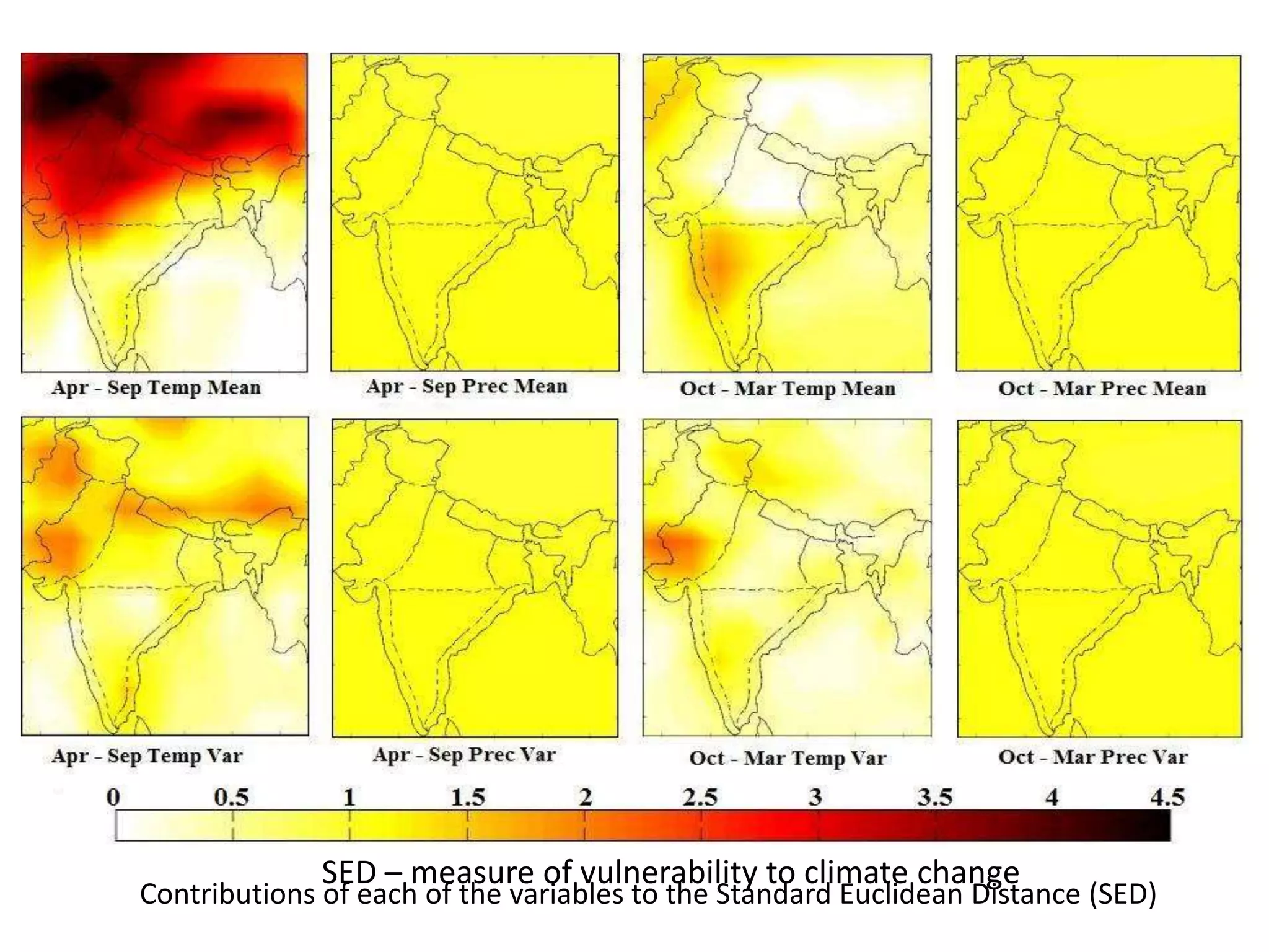 Spatial patterns of climate change in india ppt