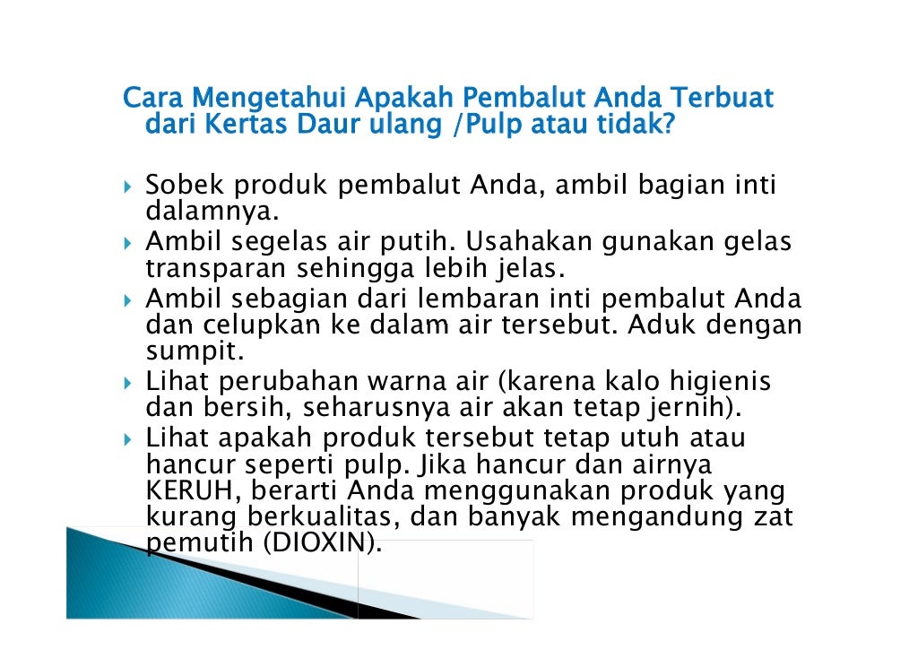 Sudah Aman kah Pembalut yang Anda Pakai Saat Ini?