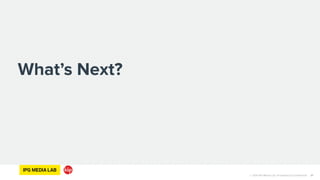 © 2014 IPG Media Lab. Proprietary & Confidential
What’s Next?
31
 