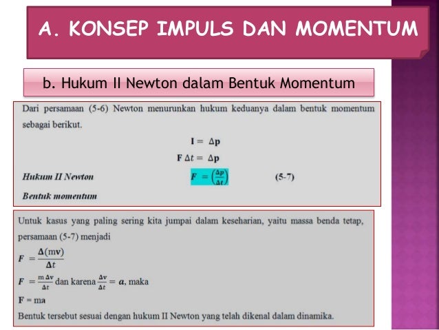Momentum dan impuls