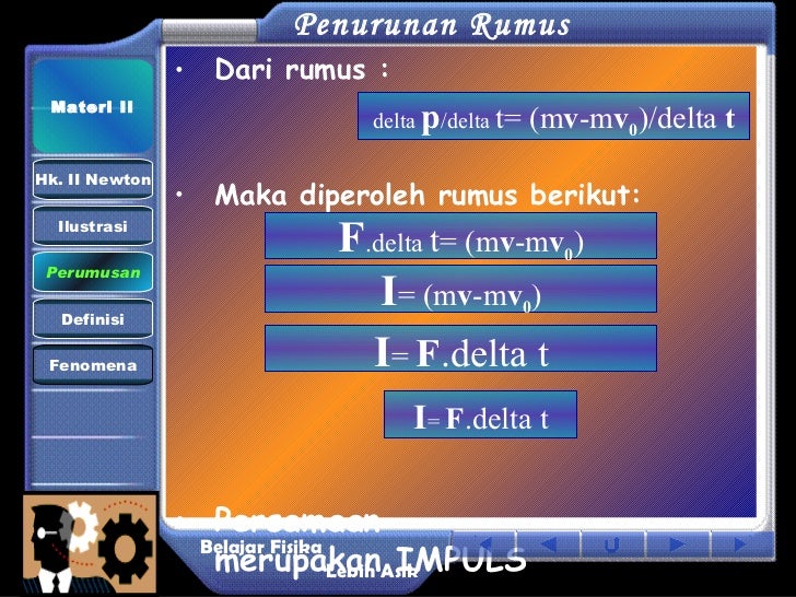 Momentum Impuls Tumbukan