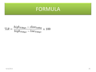 FORMULA




4/16/2013             20
 