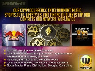 Momentum Media Cryptocurrency and Brand Media Deck