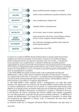 Mom mostra oltre mare MAGESTO | DOCX