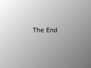 The End 
