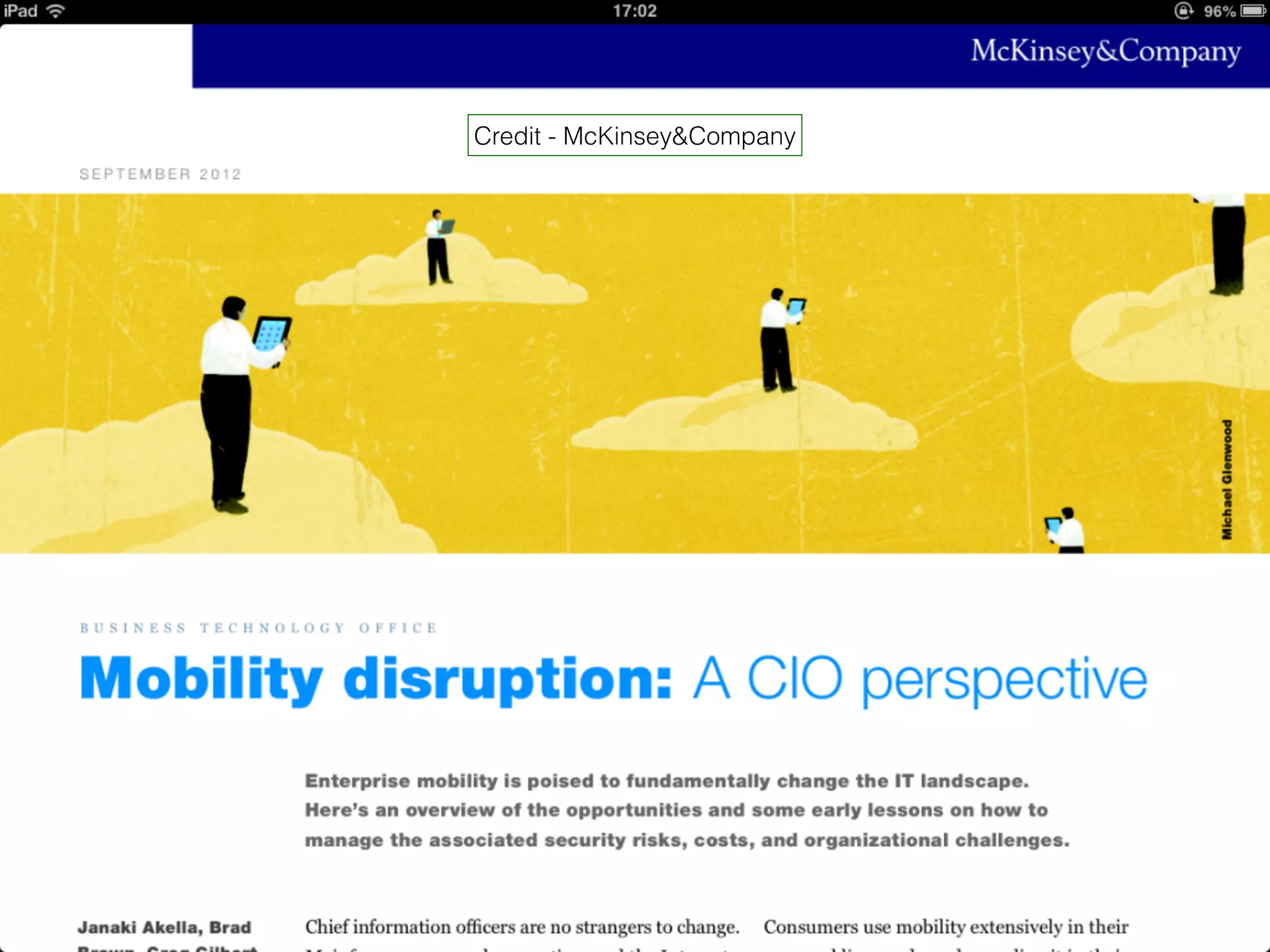 Credit - McKinsey&Company