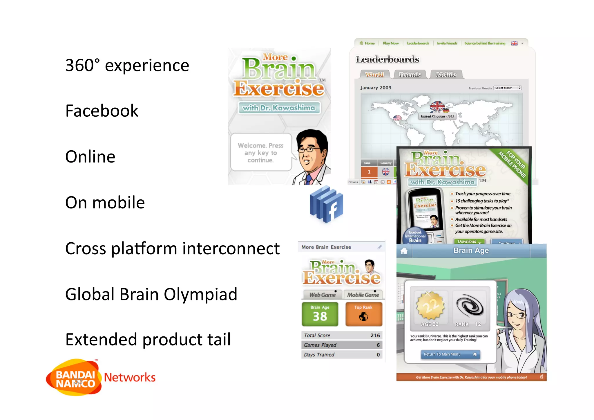 360° experience 
Facebook 
Online 
On mobile 
Cross pla_orm interconnect 
Global Brain Olympiad 
Extended product tail 
33
 