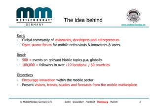 The idea behind
      GERMANY                                                                www.mobile-monday.de




Spir...