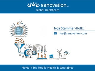 Noa	
  Stemmer-­‐Holtz	
  
noa@sanova2on.com	
  
Global Healthcare
MoMo #36: Mobile Health & Wearables
 