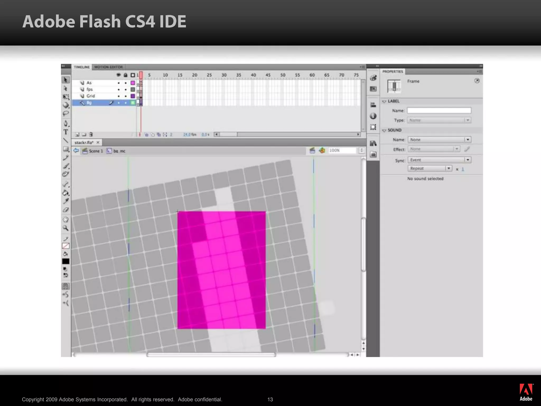 Adobe Flash CS4 IDE