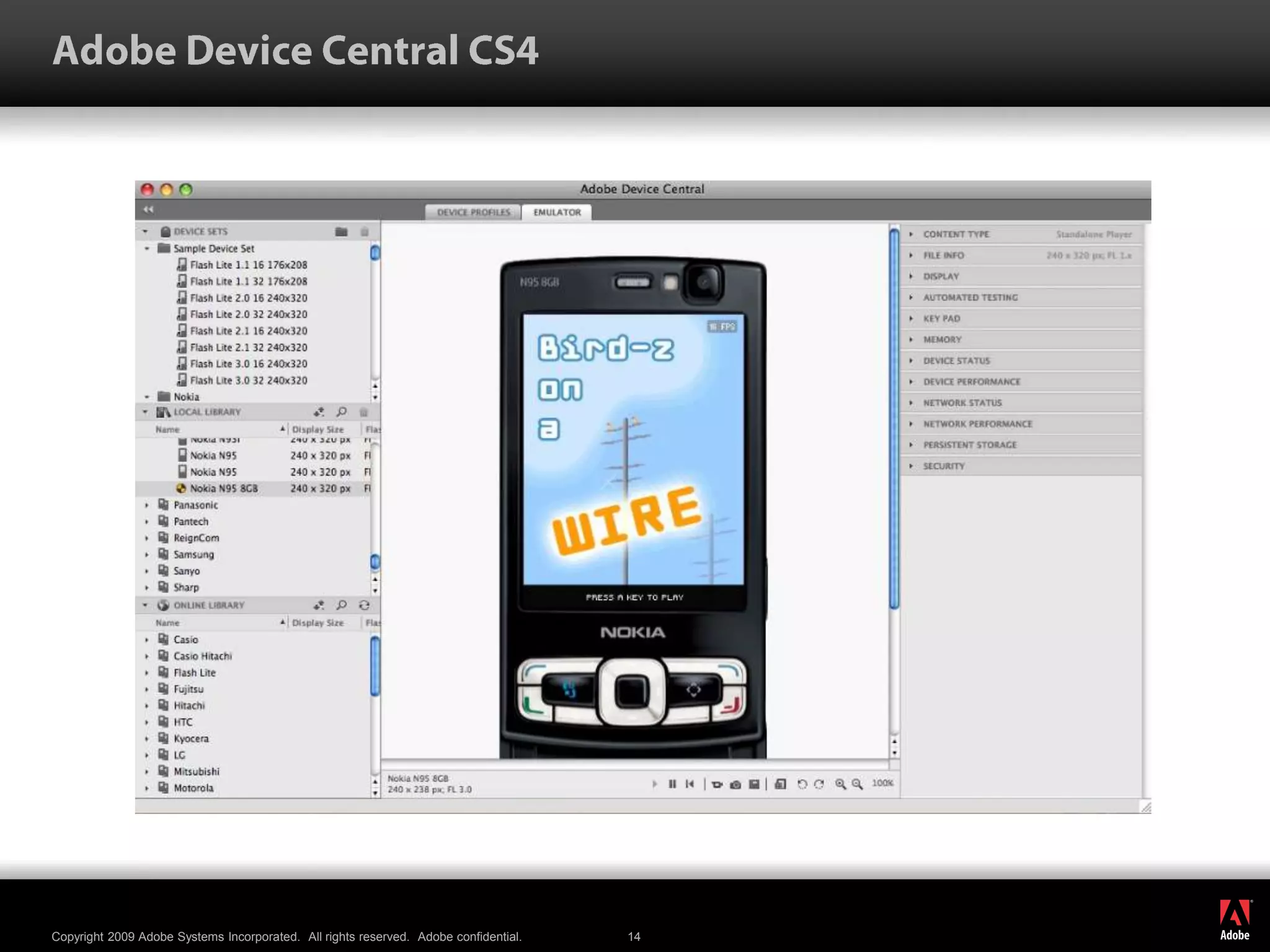 Adobe Device Central CS4