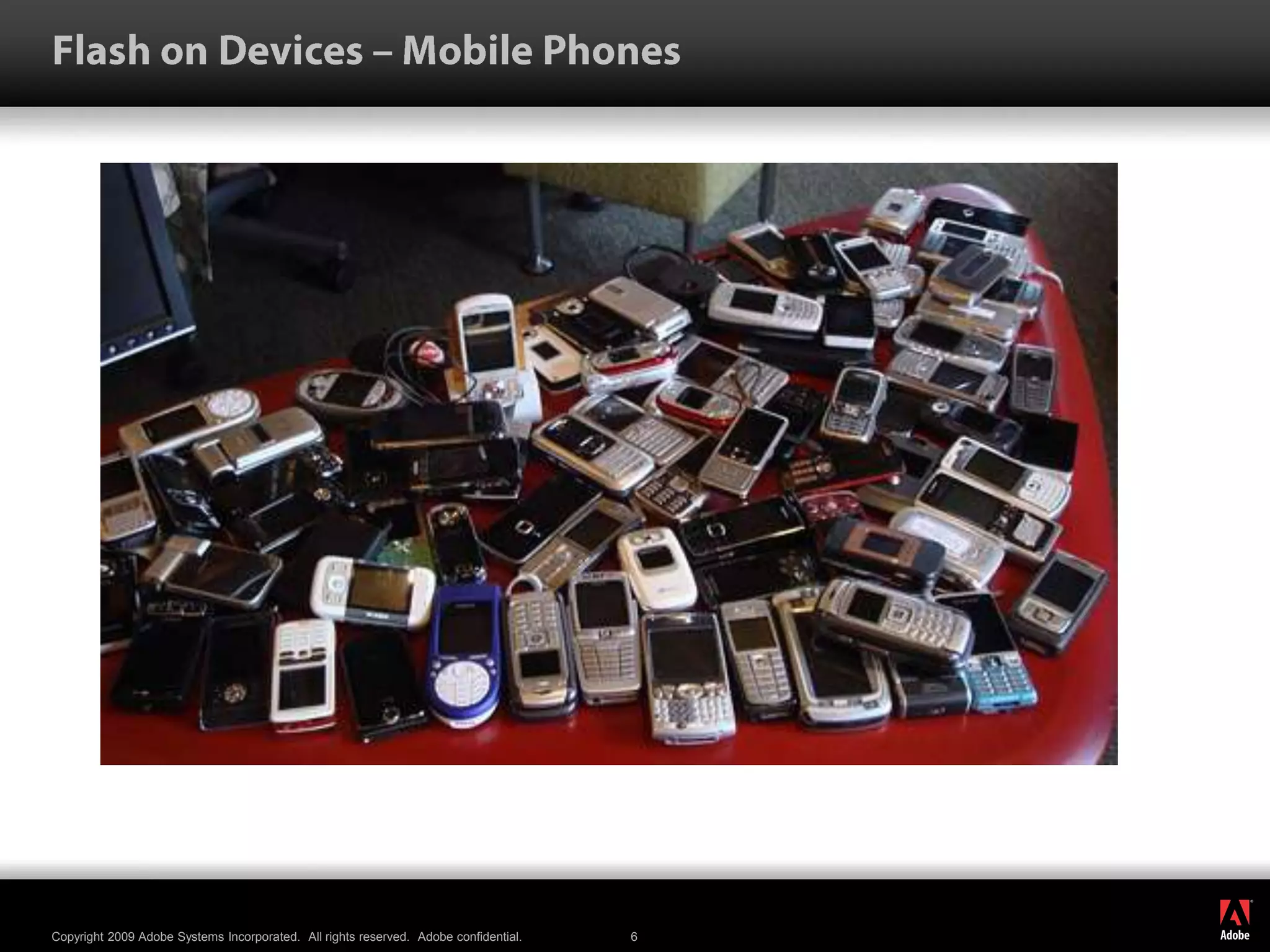 Flash on Devices – Mobile Phones