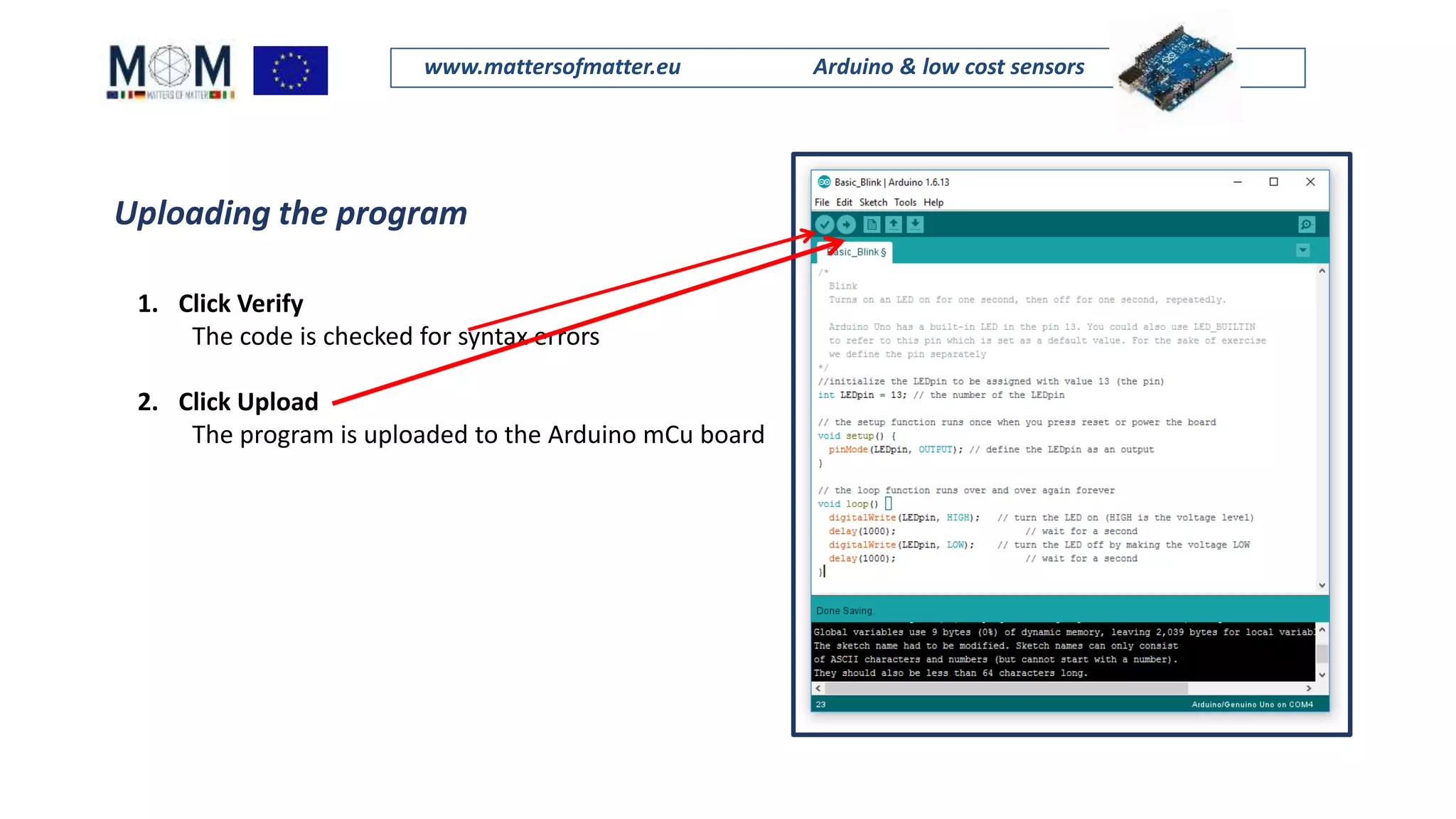 Mom presentation_monday_arduino in the physics lab | PPT