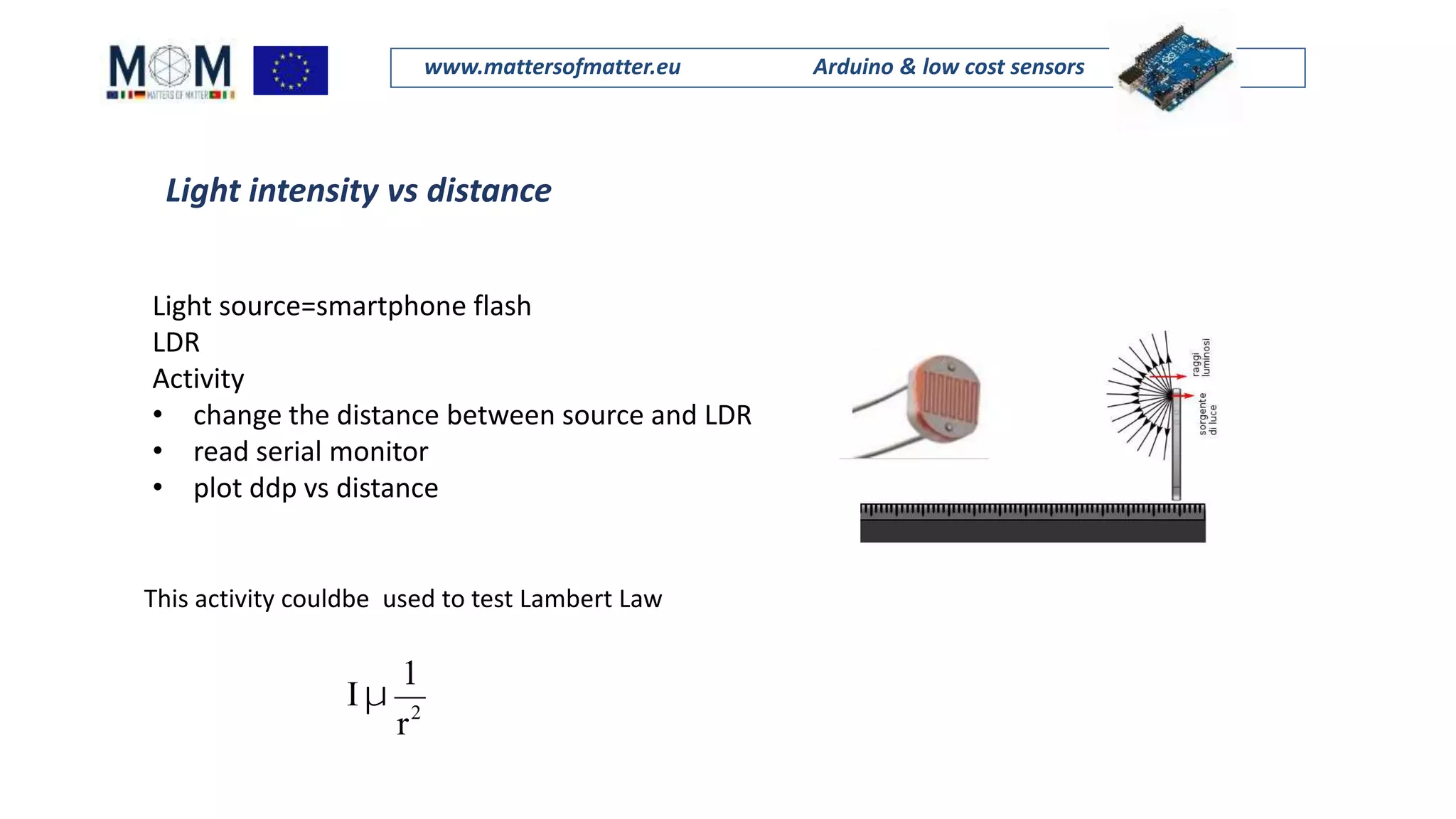 Mom presentation_monday_arduino in the physics lab | PPT