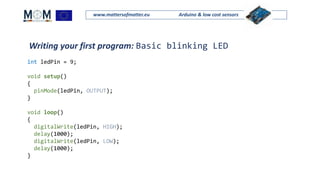 Mom presentation_monday_arduino in the physics lab | PPT