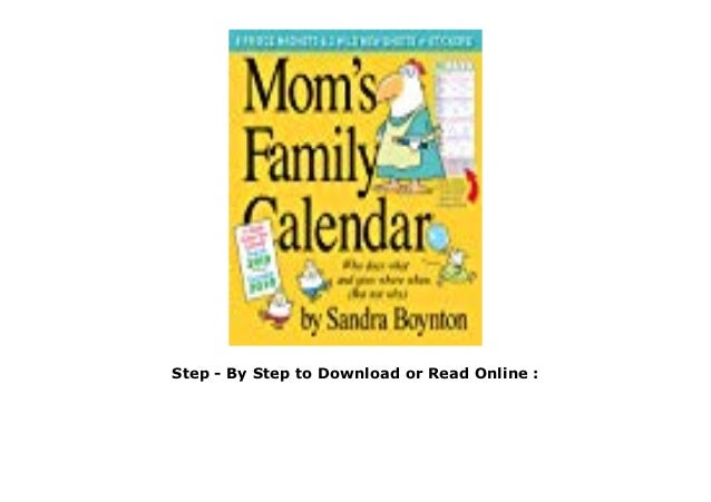 ^PDF^ Mom's Family Wall Calendar 2020 File