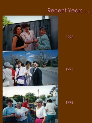 Recent Years…..1993199919911996
