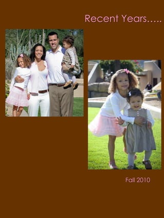 Recent Years…..Fall 2010