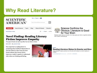 Why Read Literature? 
 