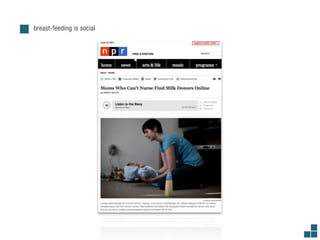 breast-feeding is social
 