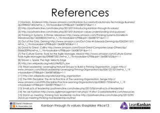 KANBAN THROUGH ITS VALUES (MIKE BURROWS) - LKCE13 | PDF