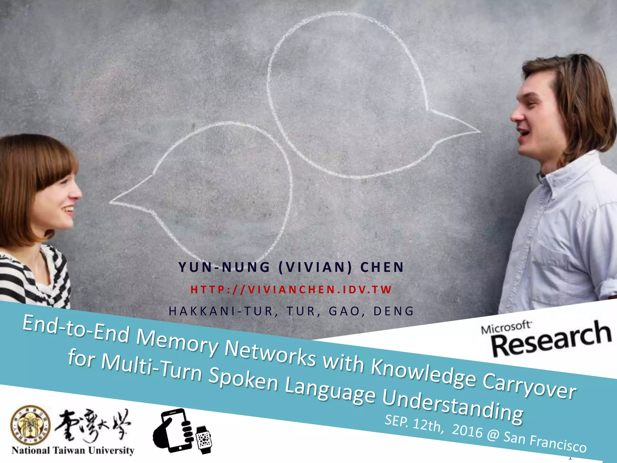 1
Y U N - N U N G ( V I V I A N ) C H E N
H T T P : / / V I V I A N C H E N . I D V.T W
H A K K A N I - T U R , T U R , G A O , D E N G
 