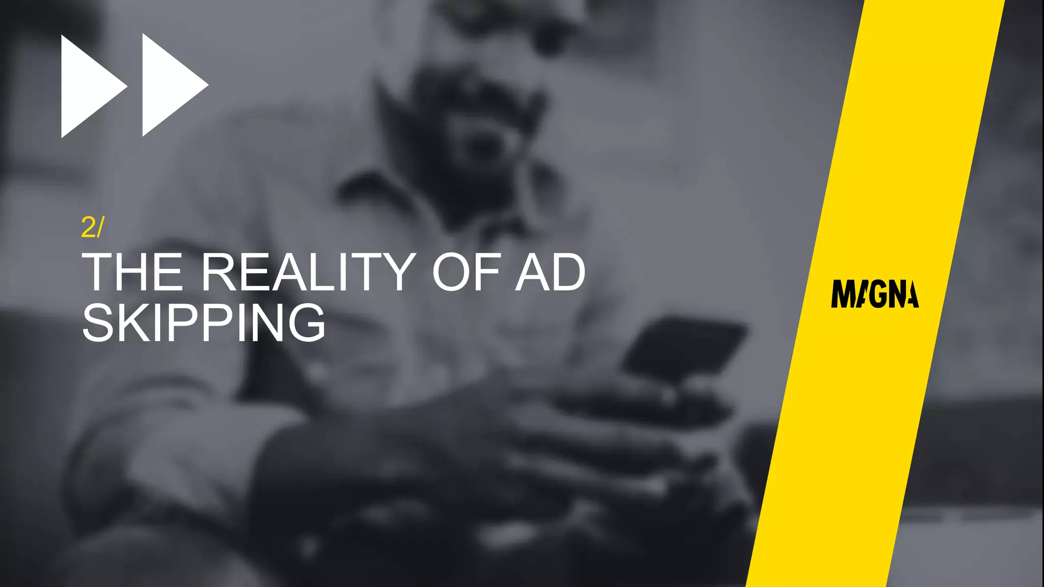 THE REALITY OF AD
SKIPPING
2/
 