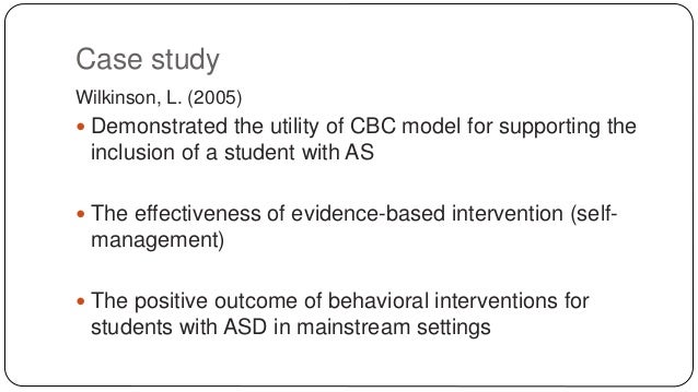 Case study Student with Autism in the Inclusive Classroom Brief Report Two Case Studies Using Virtual Reality as a Learning Tool for Autistic Children