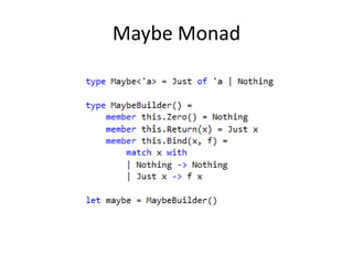 Maybe Monad
 