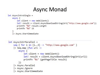 Async Monad
 