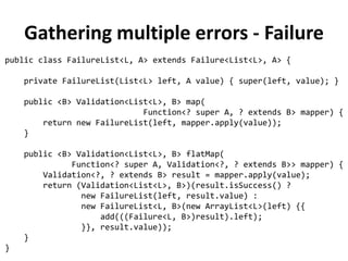 Lesson learned:
Leverage the Type System
 