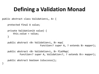 Creating our own Monad
 