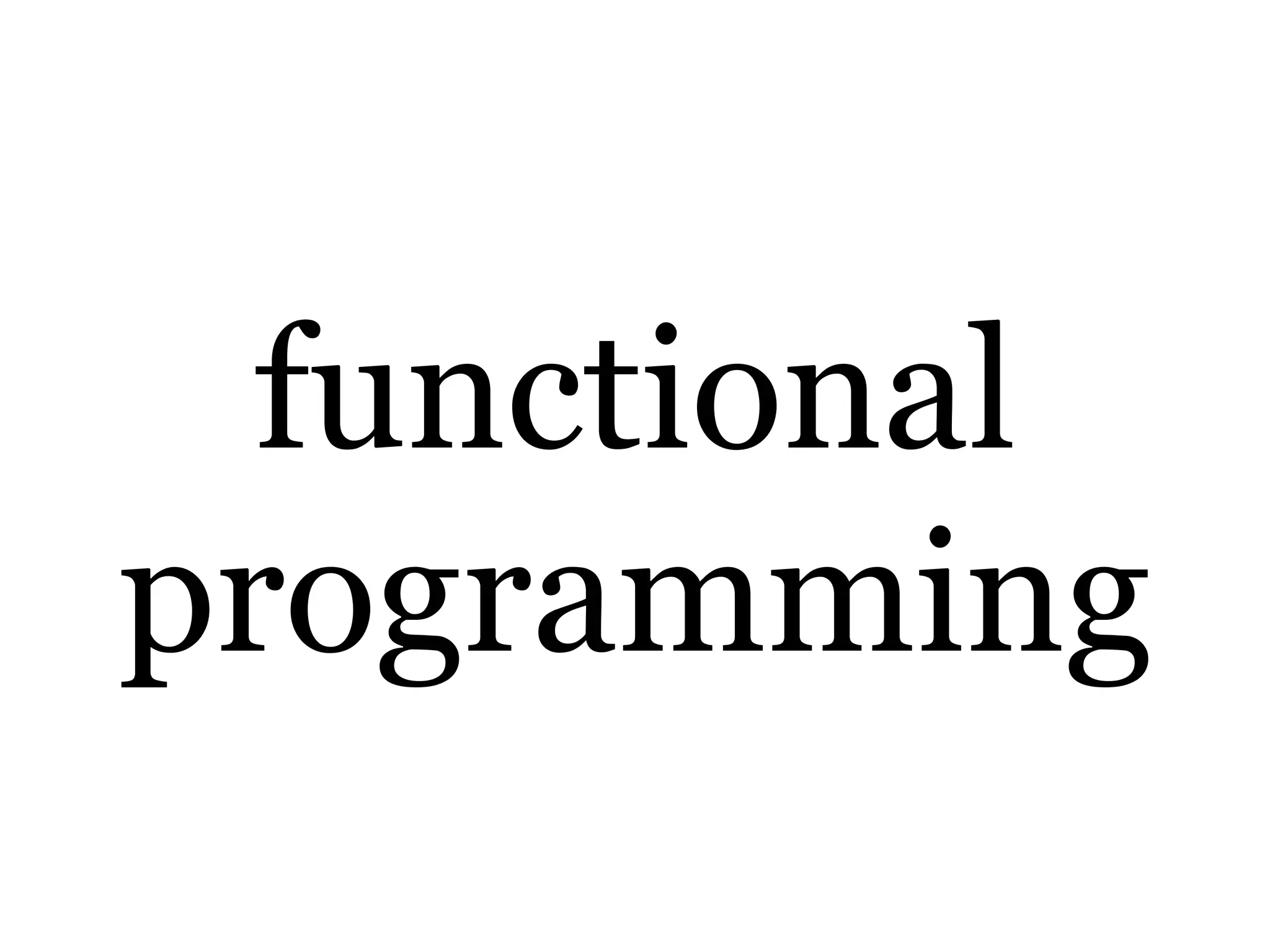 functionalprogramming