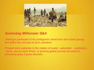 paper 13 Poor And Rich Divide in The white tiger | PPT