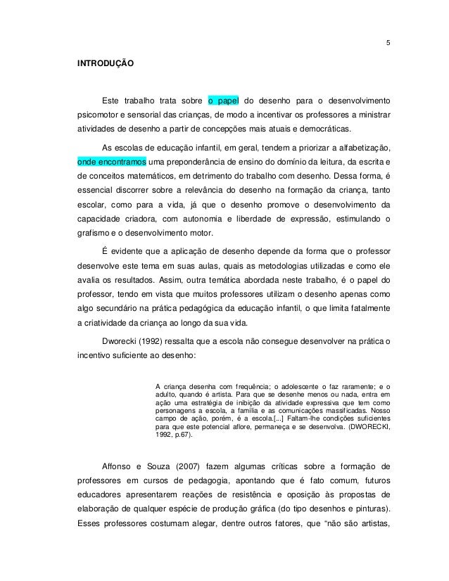 Monografia desenho