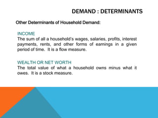 The income available to the household.