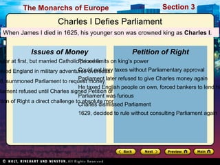 What were the causes and results of the English Civil War? 