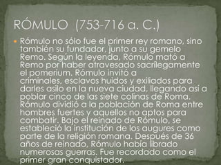 Monarquia romana | PPT